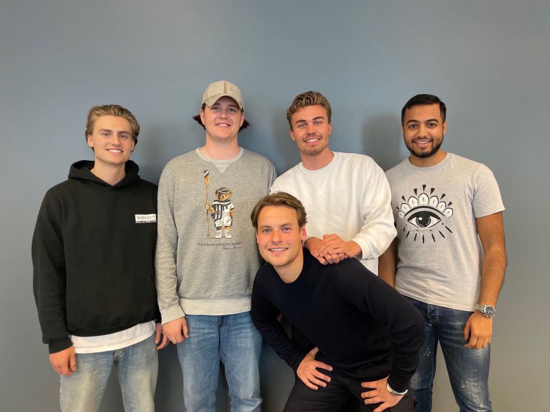 Gründerne bak Ungehelter: Sebastian Stensli Melvold,  Mikkel Odden Berg , Henrik Hammer Normann , Ahmed Rehman, Sander Engebretsen Bjørke 