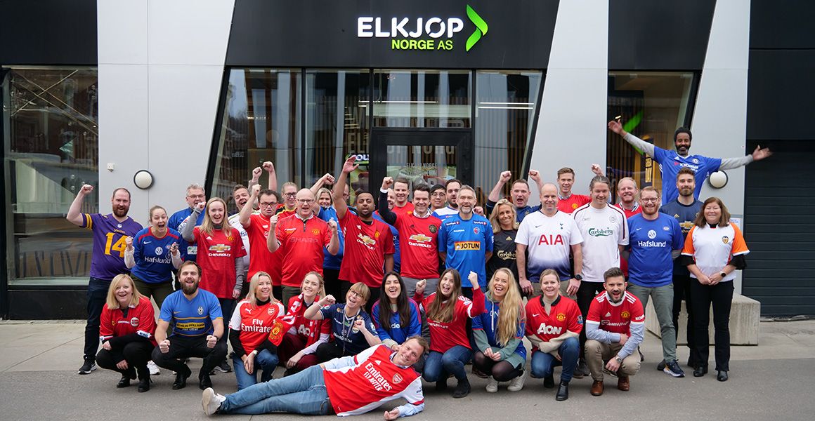 Elkjøp fotballtrøyefredag lagbilde