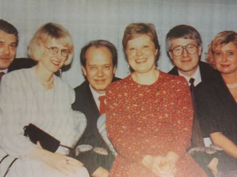 Barnekreftforeningens stiftere i 1982